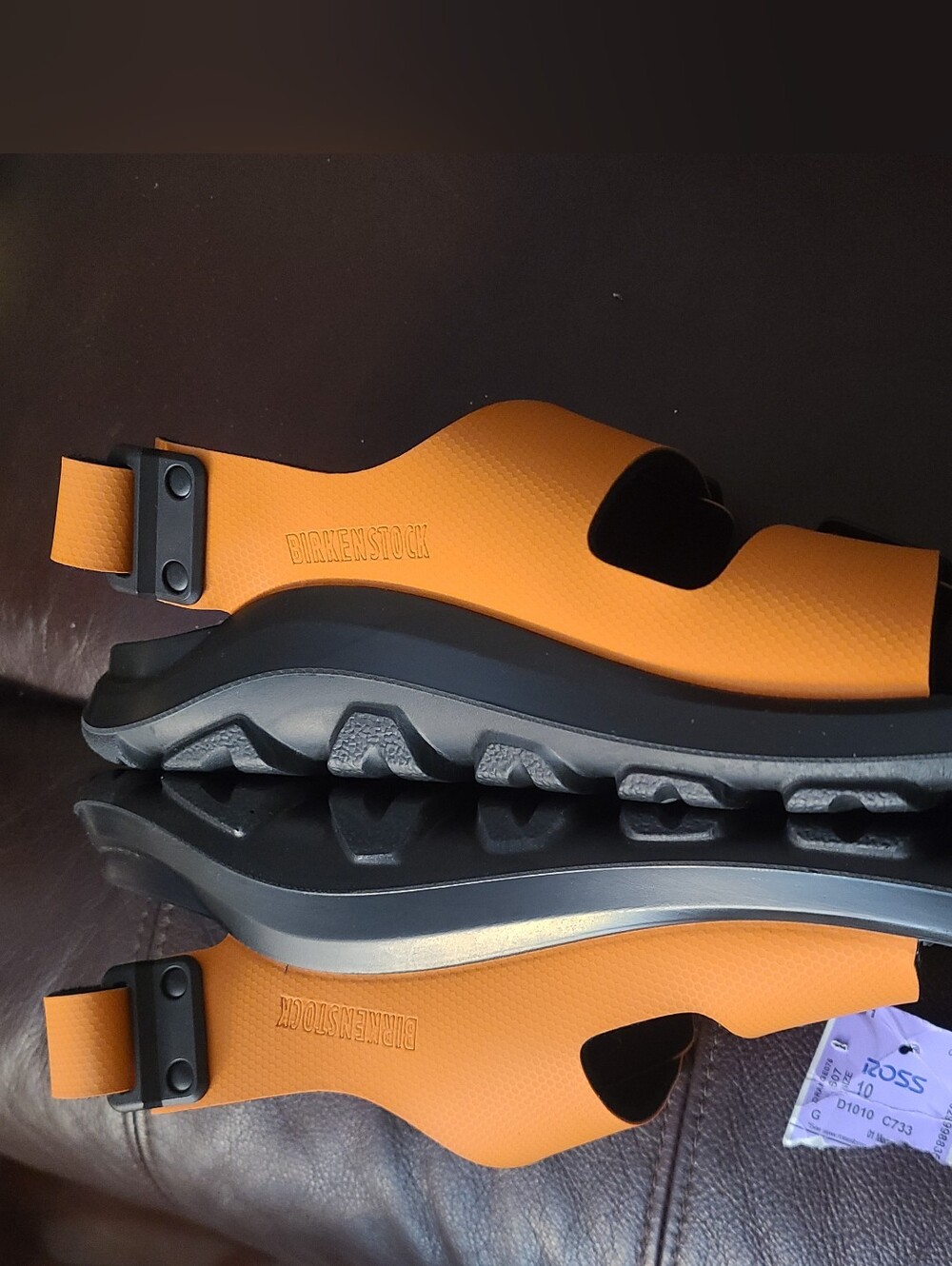 Birkenstock Mogami Terra Orange Two-Strap Sandals EU 41 - Picture 2 of 7